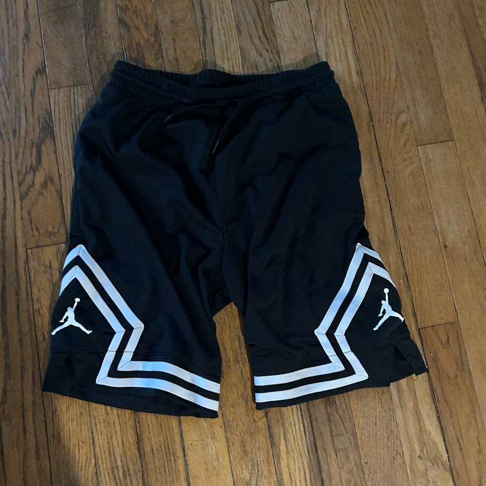 Black Kids Athletic Shorts with White Trim Great condition!